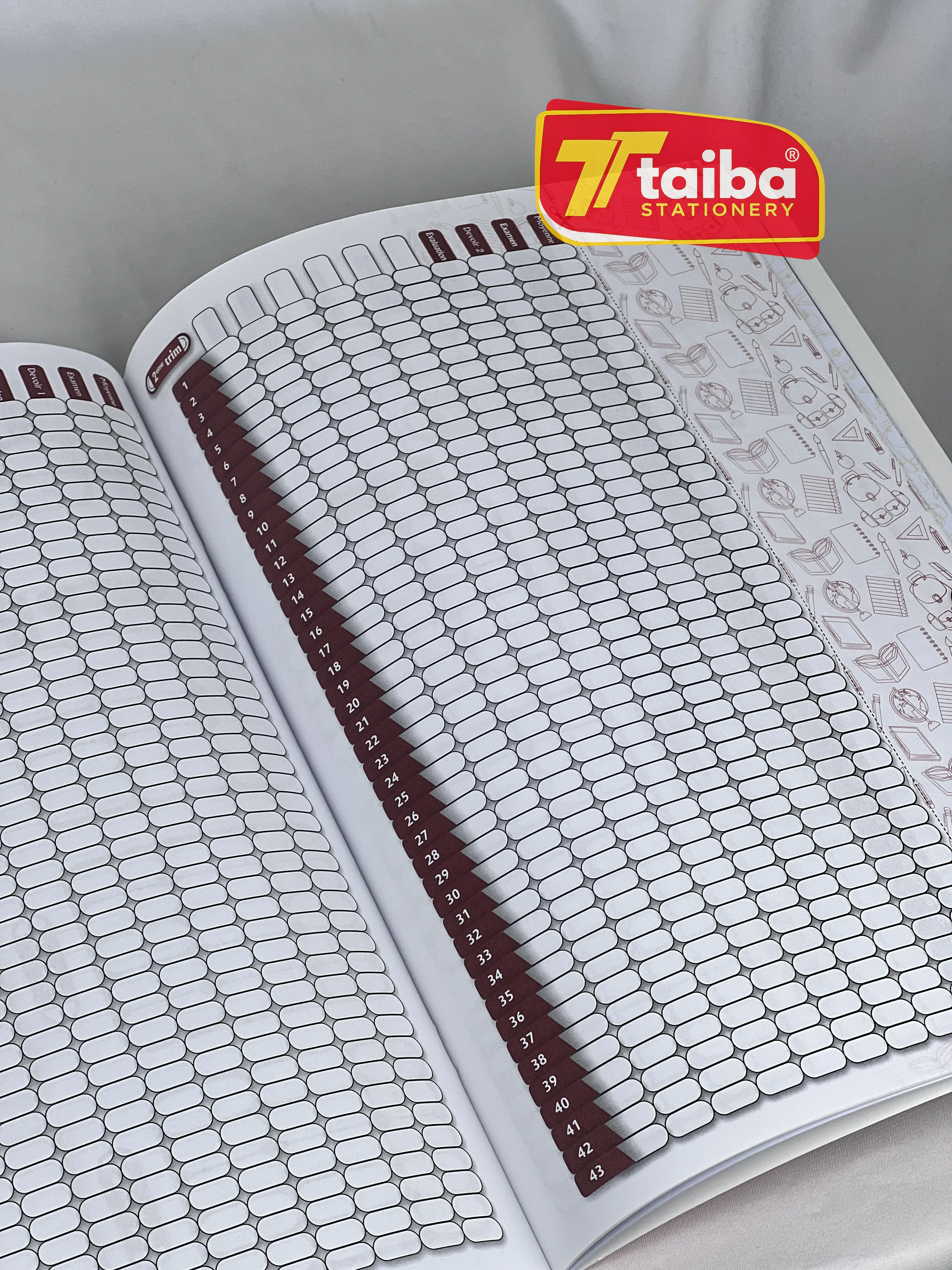 كراس التنقيط للغة الفرنسية متوسط / ثانوي