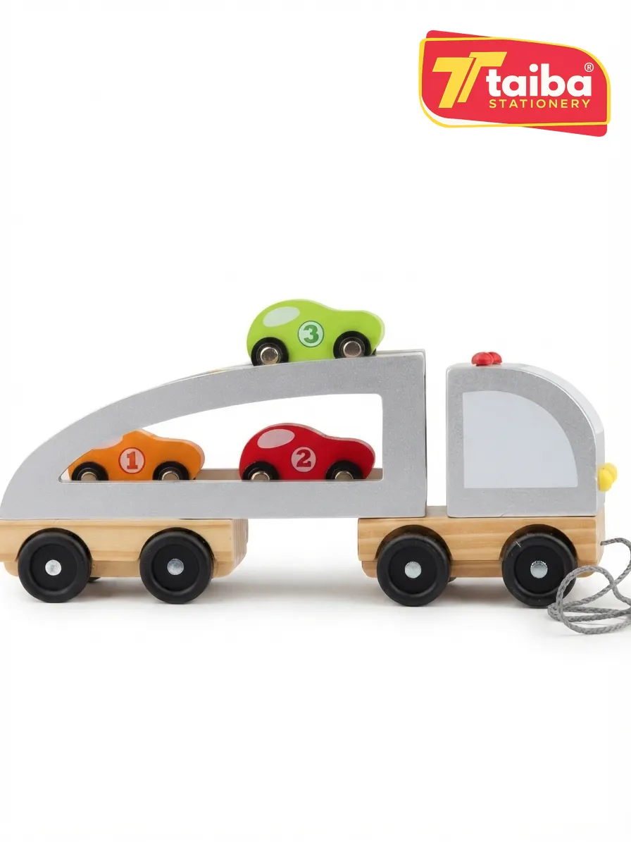 JEUX EDUCATIF EN BOIS PORTE-CHAR PL-8084