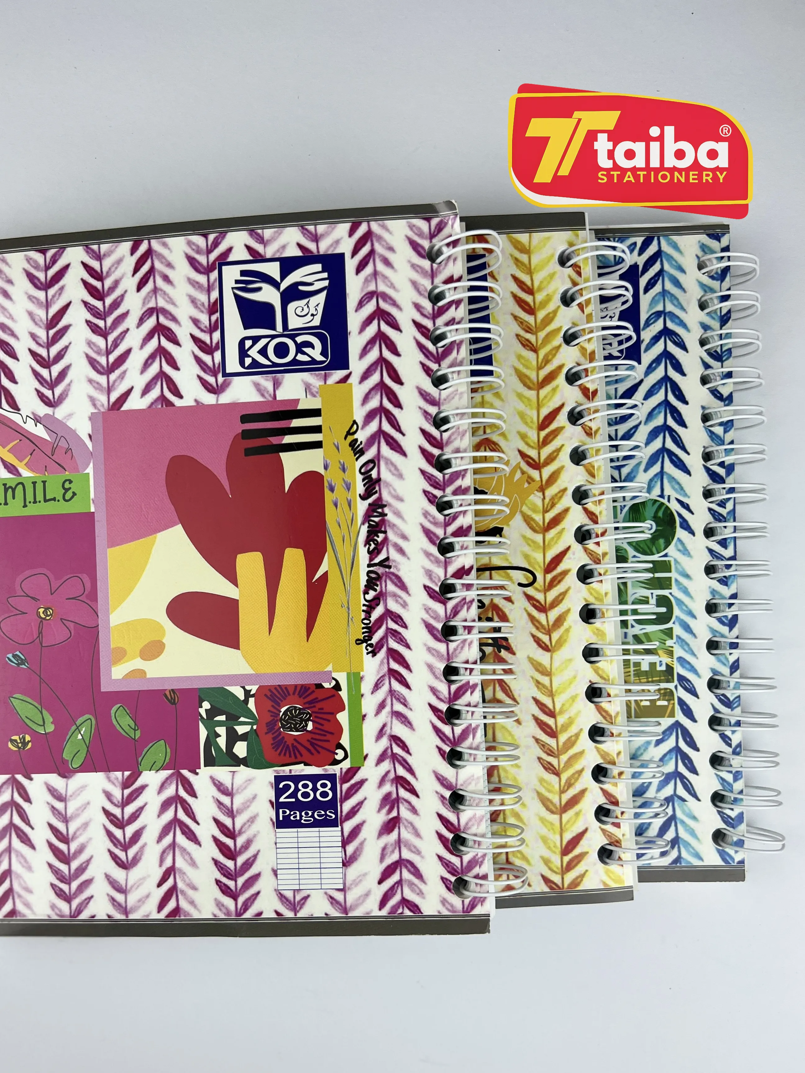 CAHIER SPIRAL KOQ 288P PF VERNIS CRT 44