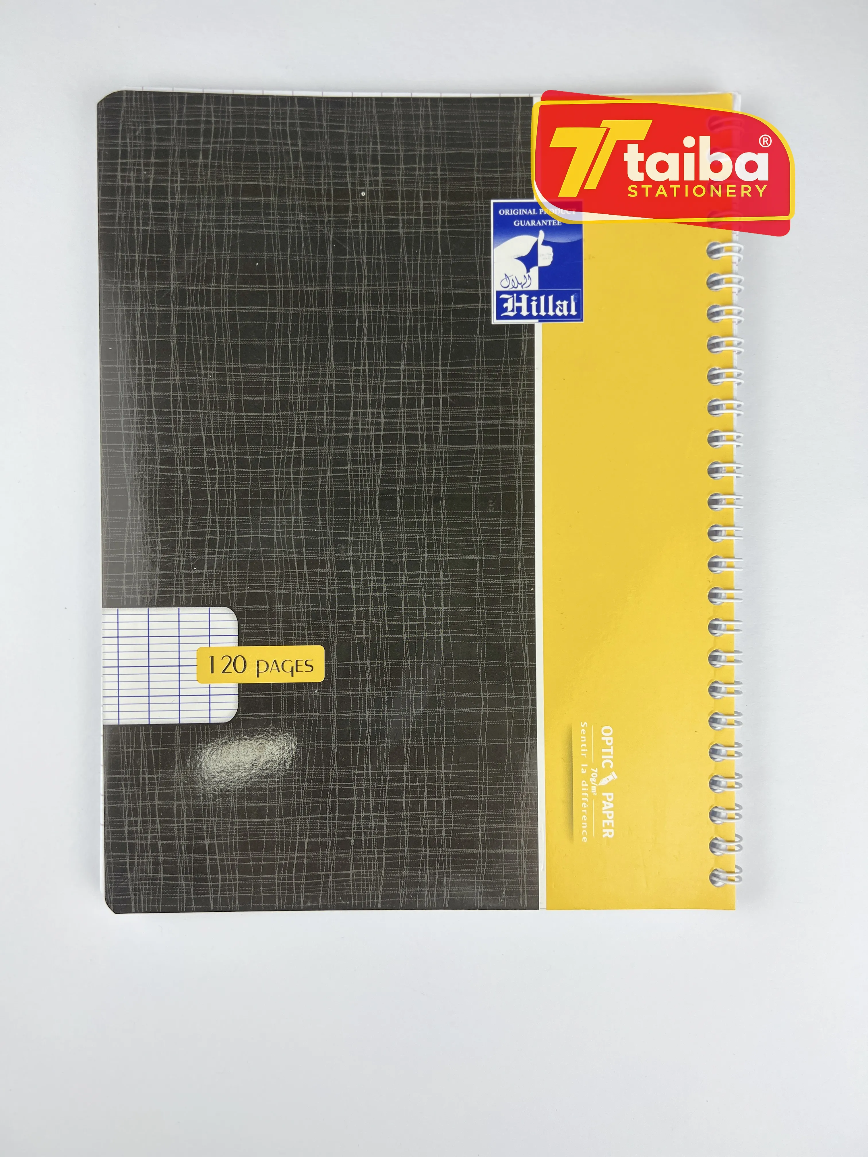 CAHIER 120 PAGES SPIRAL 17*22 HILAL