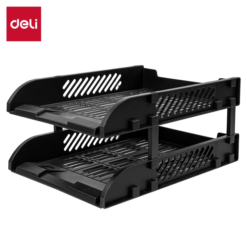 TRIEUR DE DOSSIER EN PLASTIQUE (2 POSITIONS) black RF 9212  DELI
