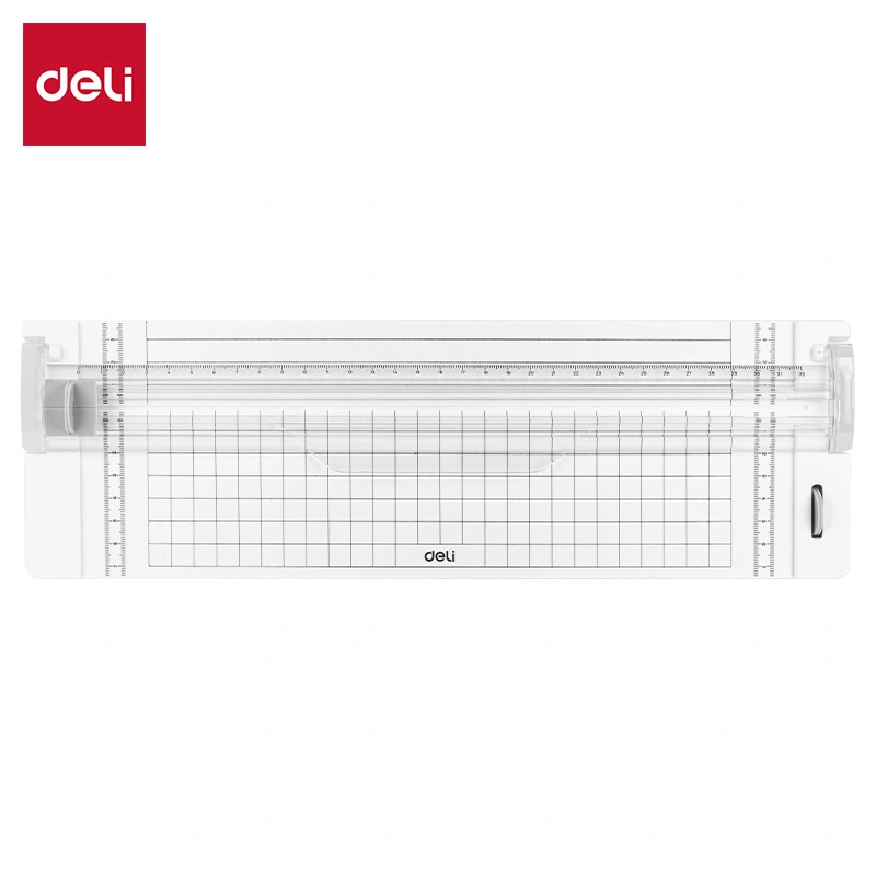 MASSICOT A ROULETTES 5FS 70GRS/A4/A5/380*150*35MM/ABS 14251 WHITE DELI
