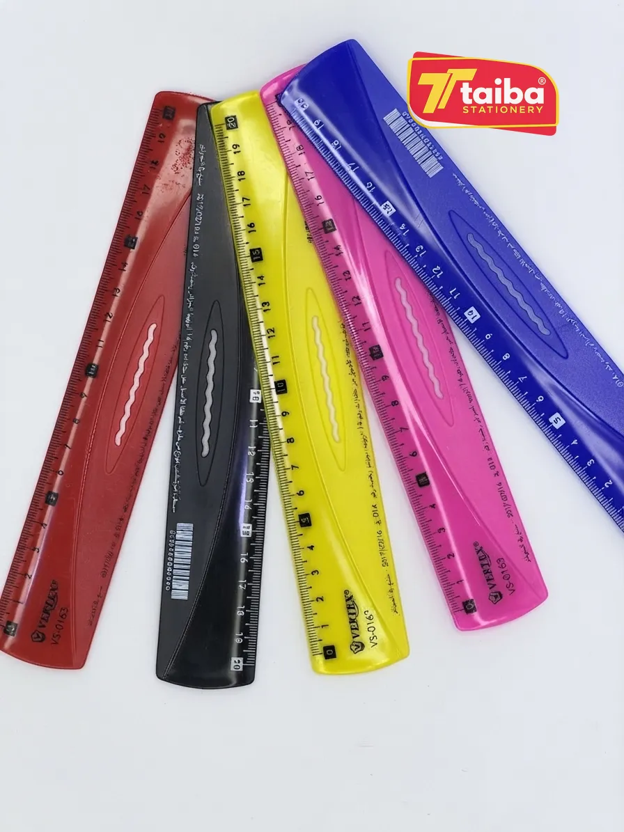 REGLE DE 20 CM OPAQUE 6CLR VERTEX VS-0163