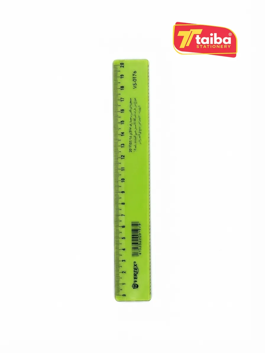 REGLE VERTEX 20CM OPAQUE 6CLR VS-0176 BTE 120 PCS