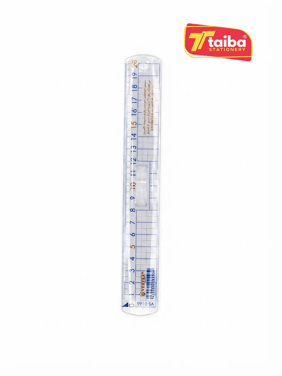 REGLE DE 20CM CRISTEL TRANSP VERTEX VS-0166