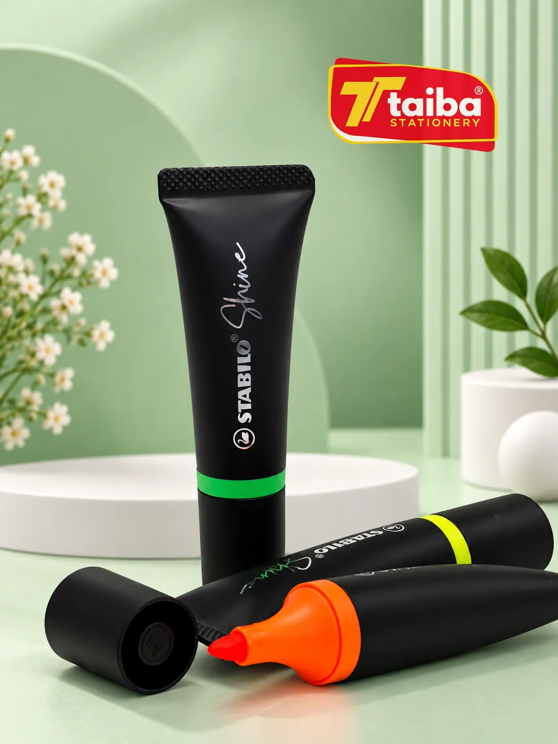 SURLIGNEUR FLUO STABILO SHINE EN PRESENTOIR