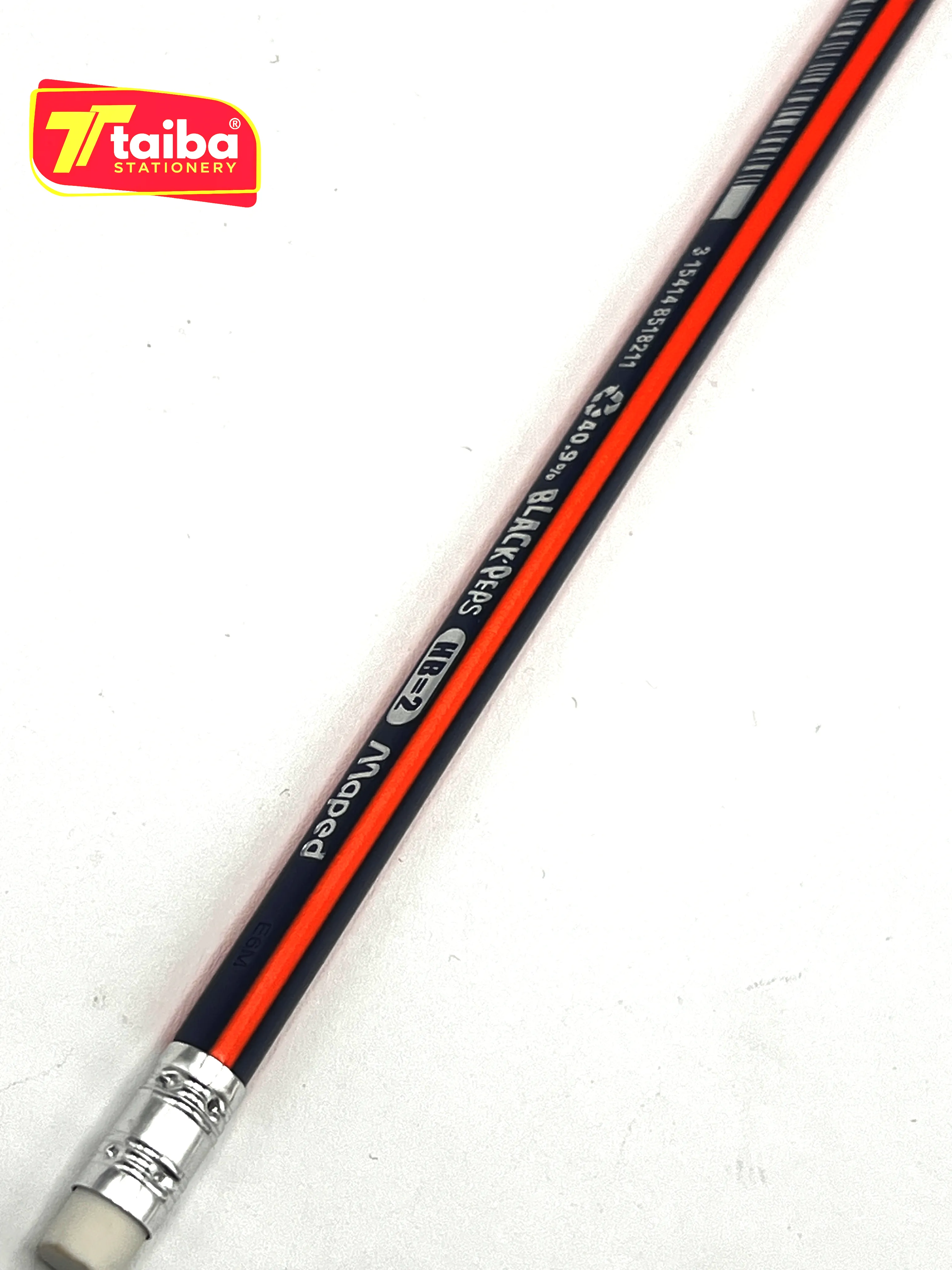 CRAYON NOIR BLACK'PEPS NAVY EMBOUT GOMME HB  MAPED_851859_00