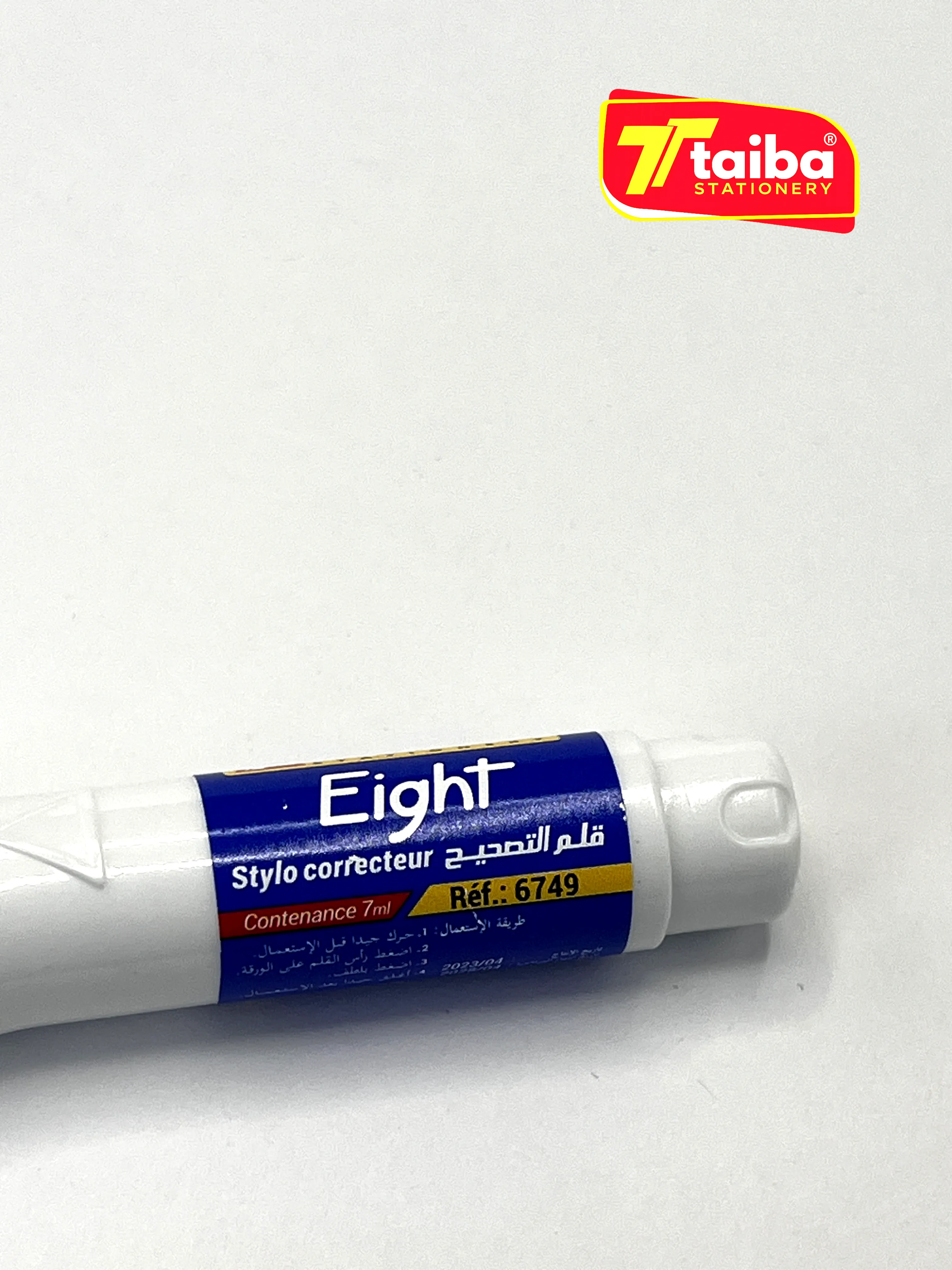 STYLO CORRECTEUR TETE EN METAL 7ML EIGHT TCHNO 6749