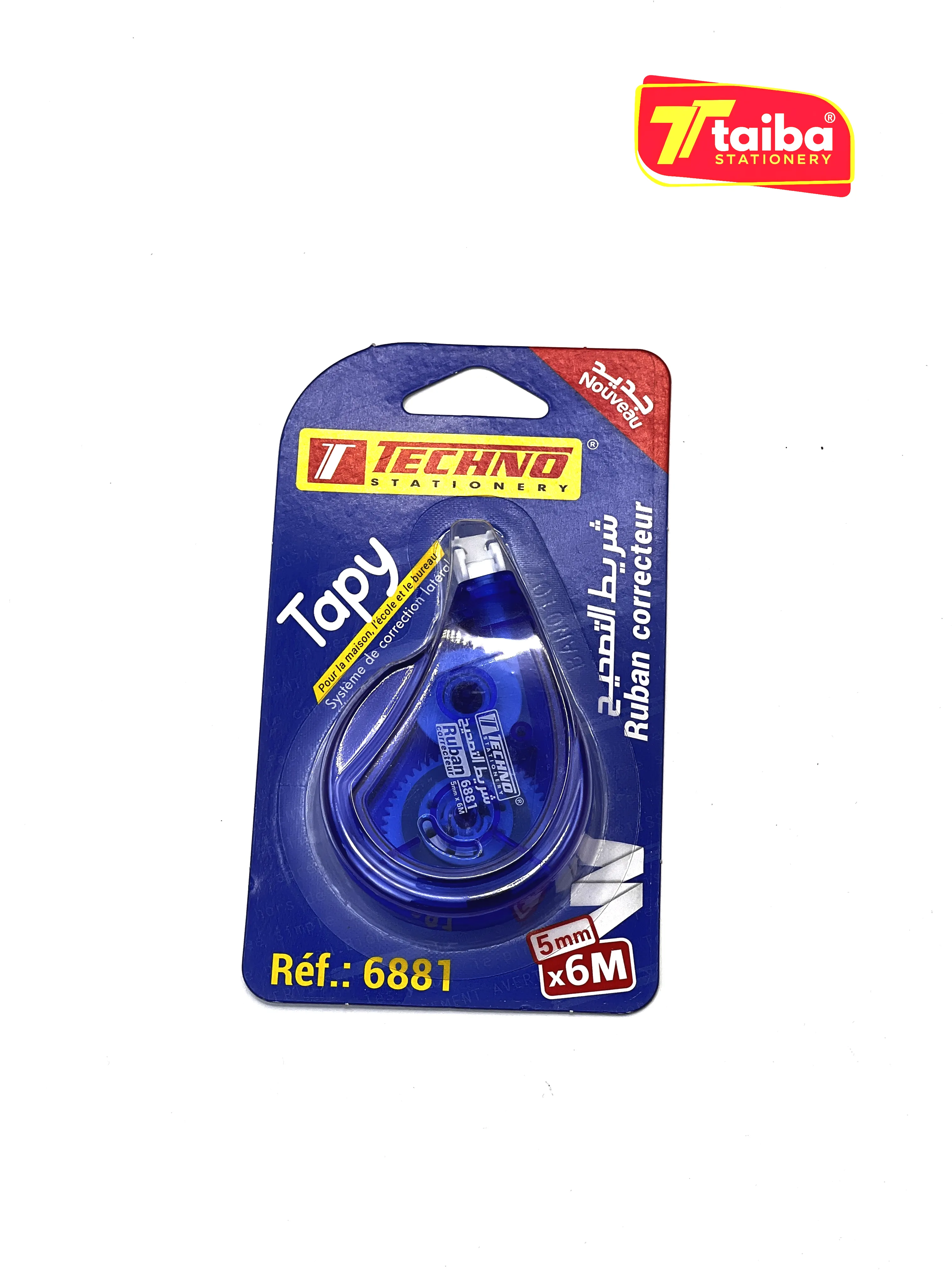 CORRECTEUR A RUBAN 5MM*6M SOUS CARTE TE-CORR TCHNO 6881