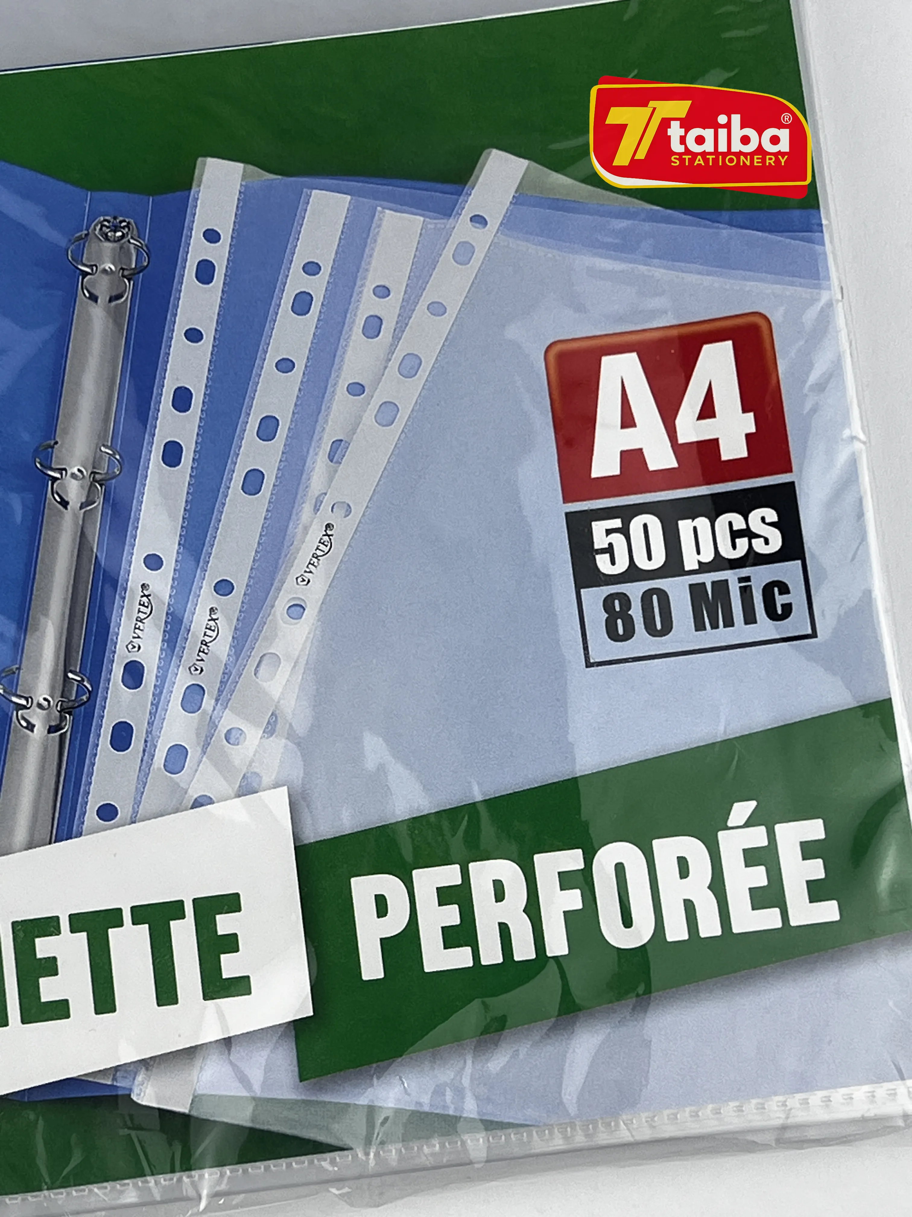 POCHETTE TRANS POUR CLASSEUR 80 MIC V-8842
