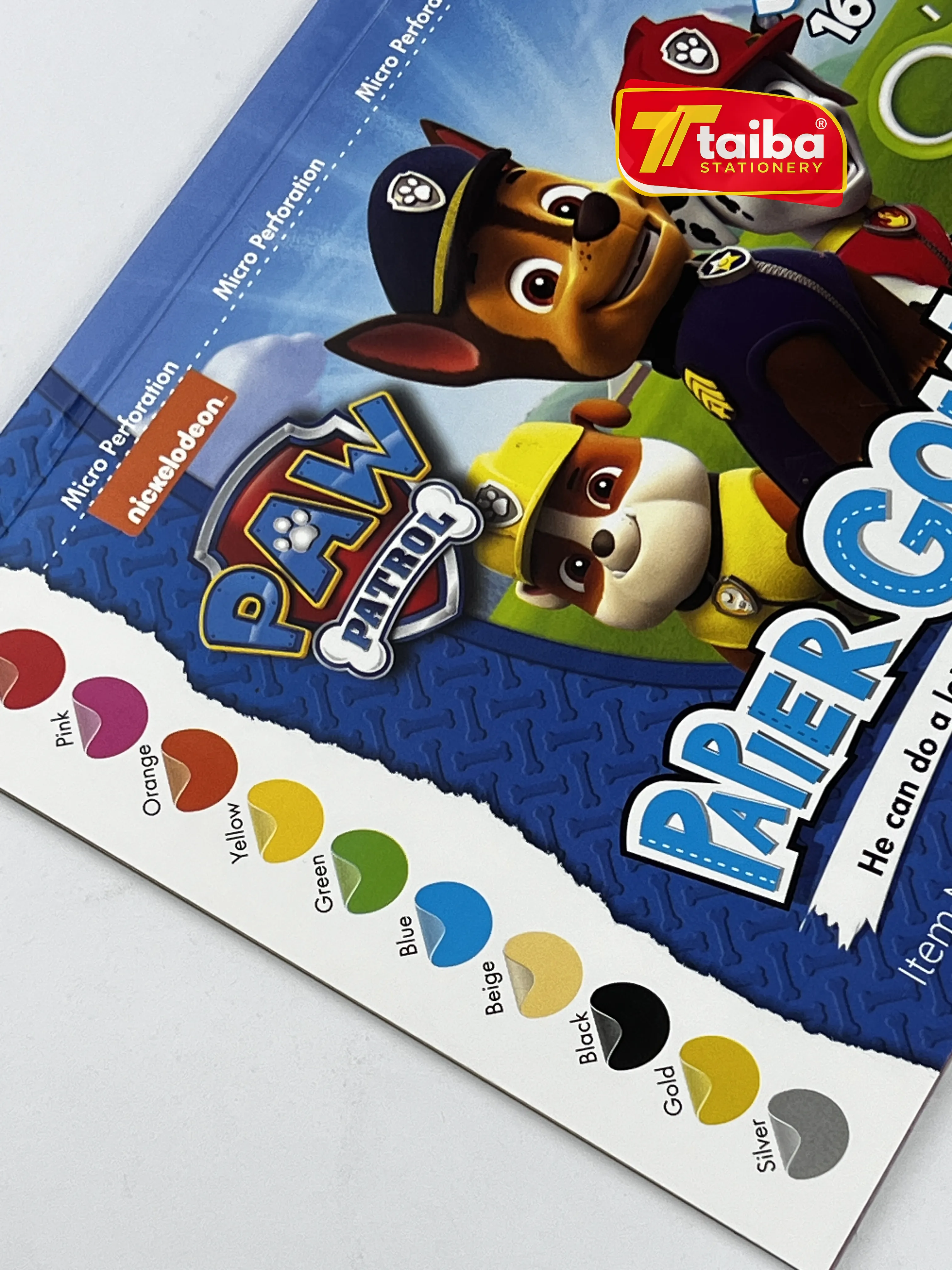 PAPIER GOMME 10 COULEURS SOUS TCHNO 9253