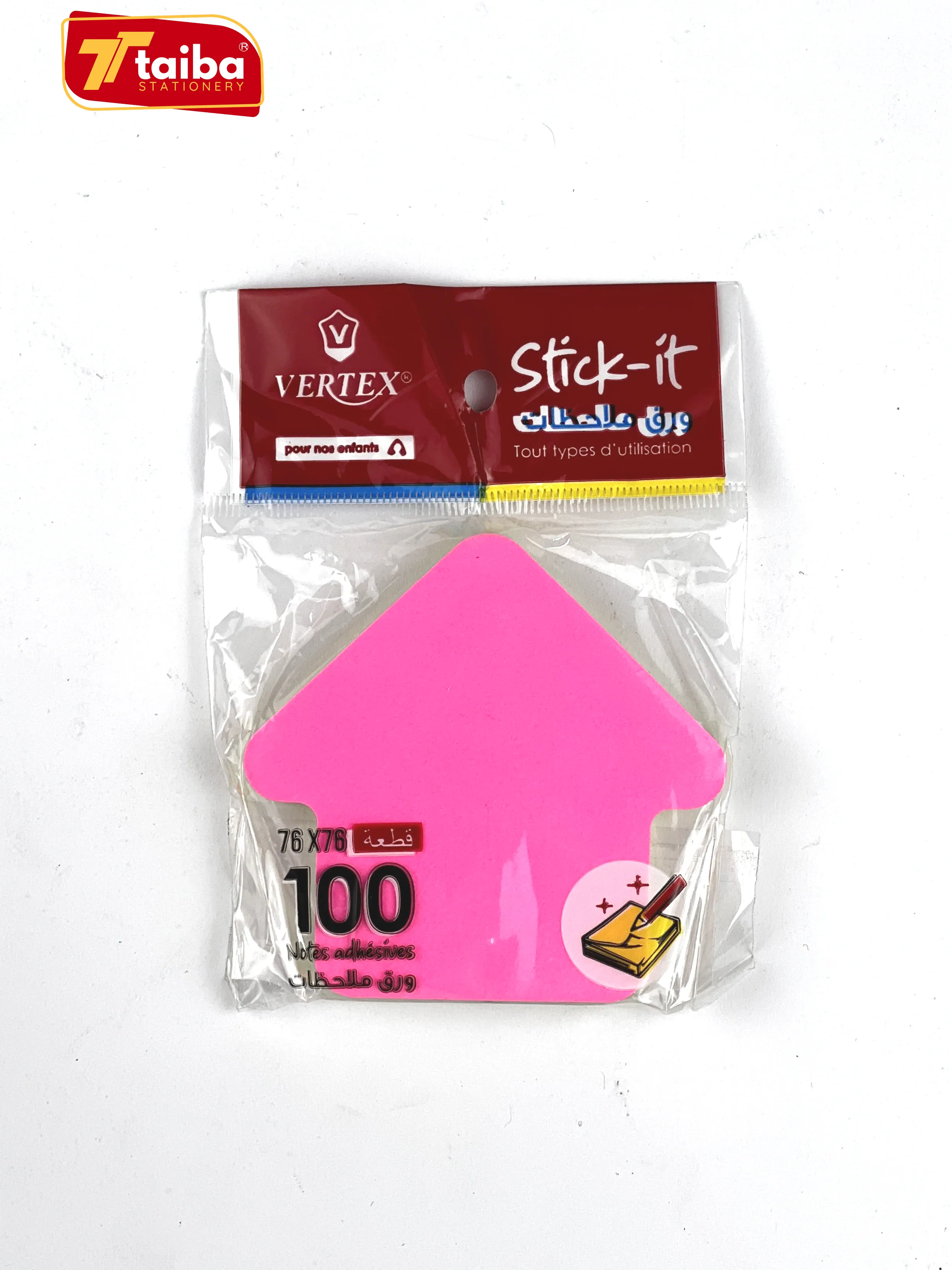 POST IT MOTIF FLUO MIX VERTEX VP-3342