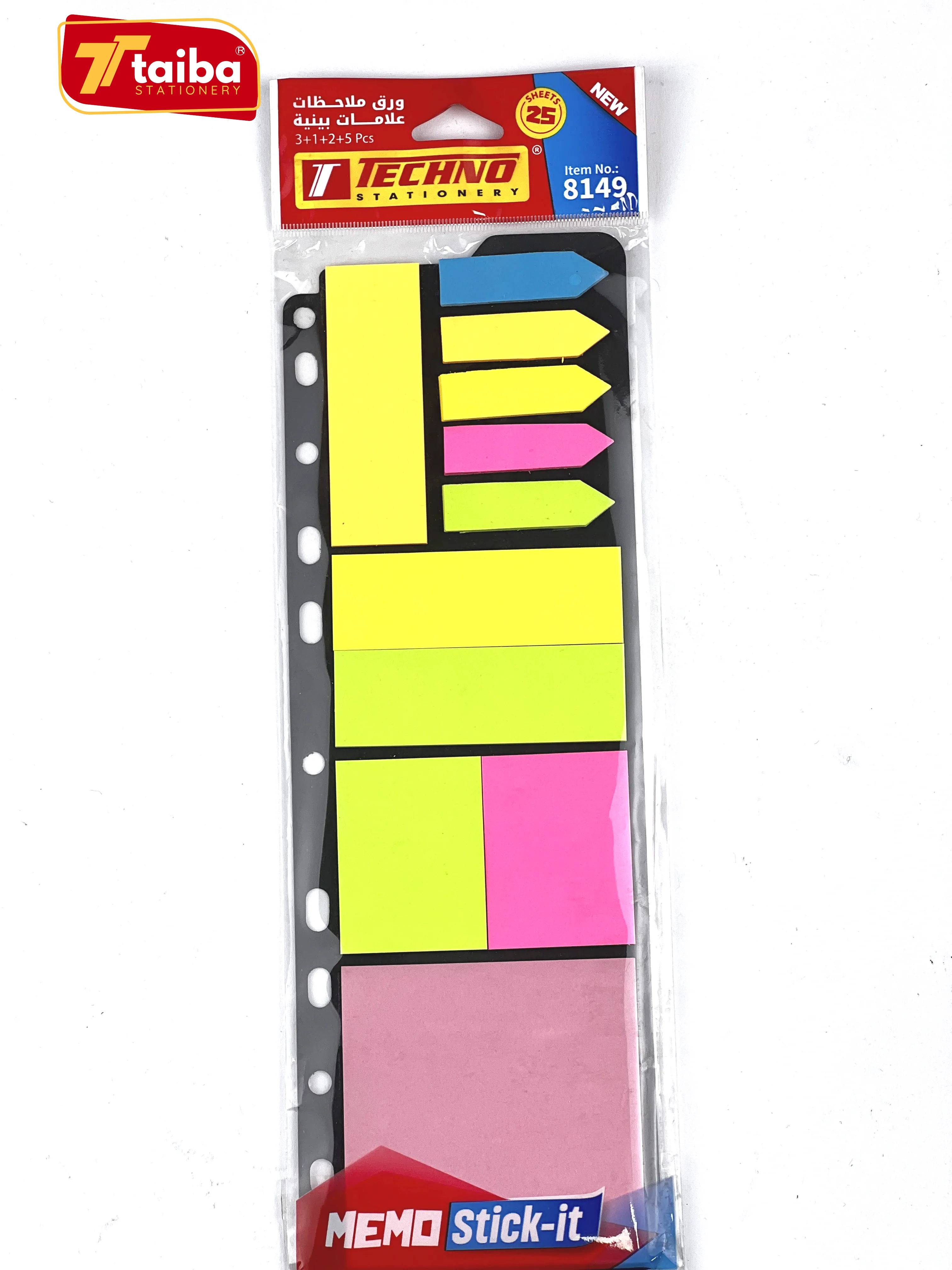 NOTES ADHESIVES MEMO TCHNO 8149