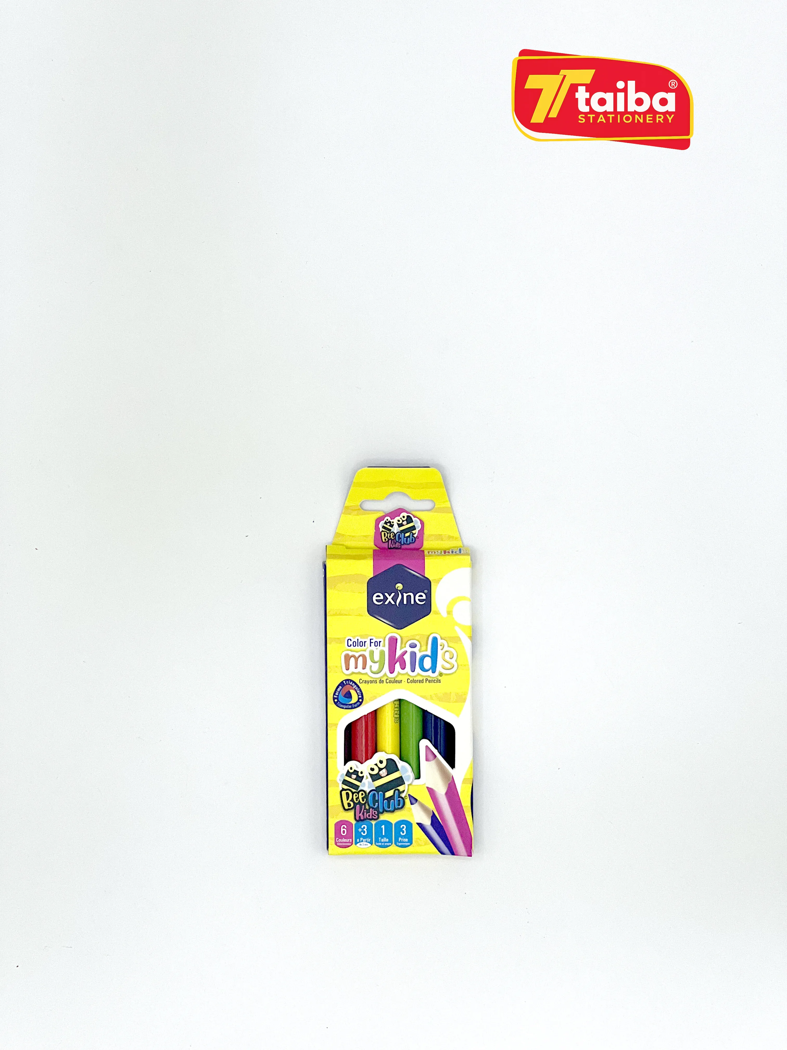 CRAYONS DE COULEUR TRIANGULAIRE 6*9 IS01 001