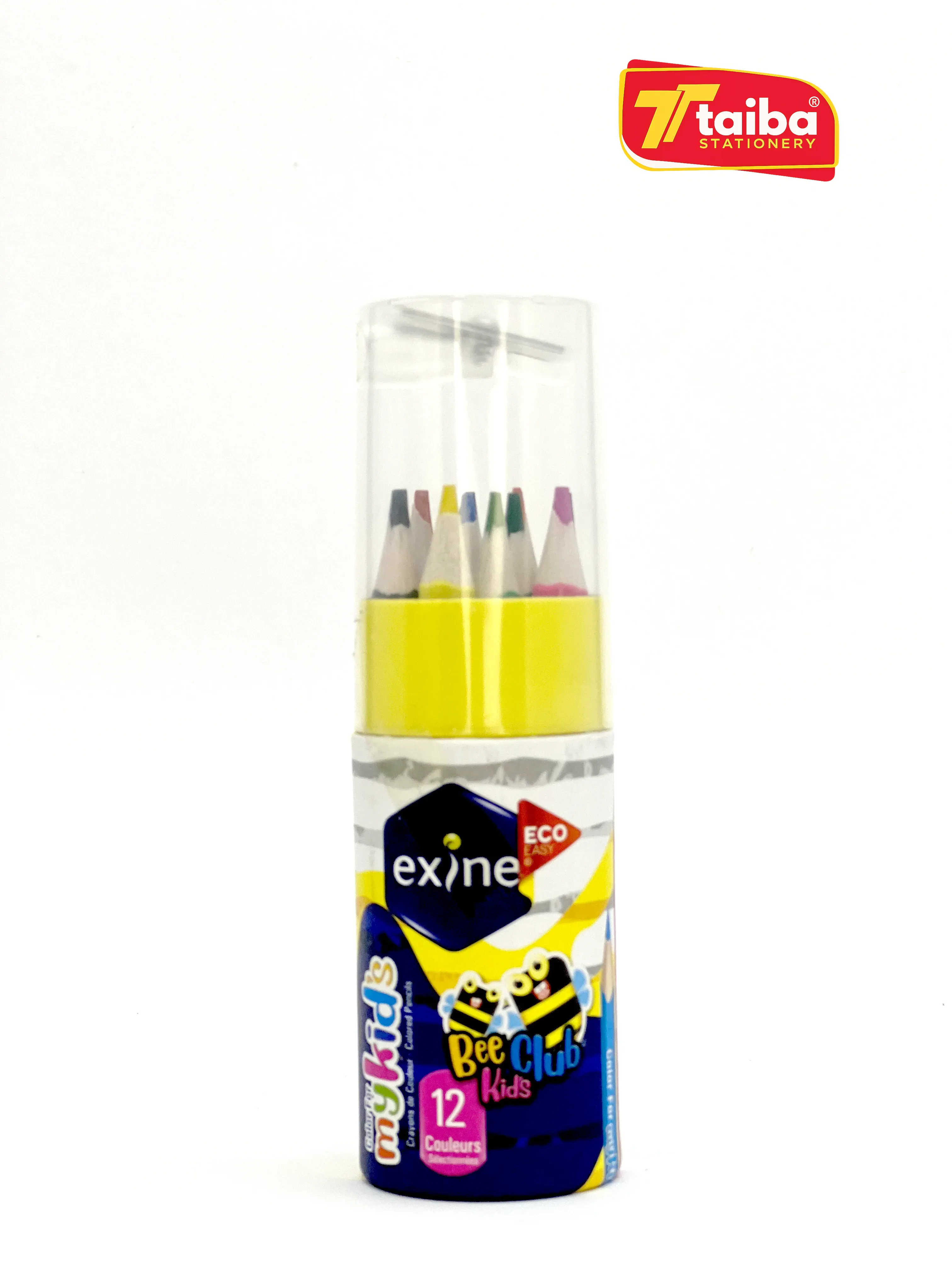 CRAYONS DE COULEUR 12*9 BOITE RONDE IS01 011
