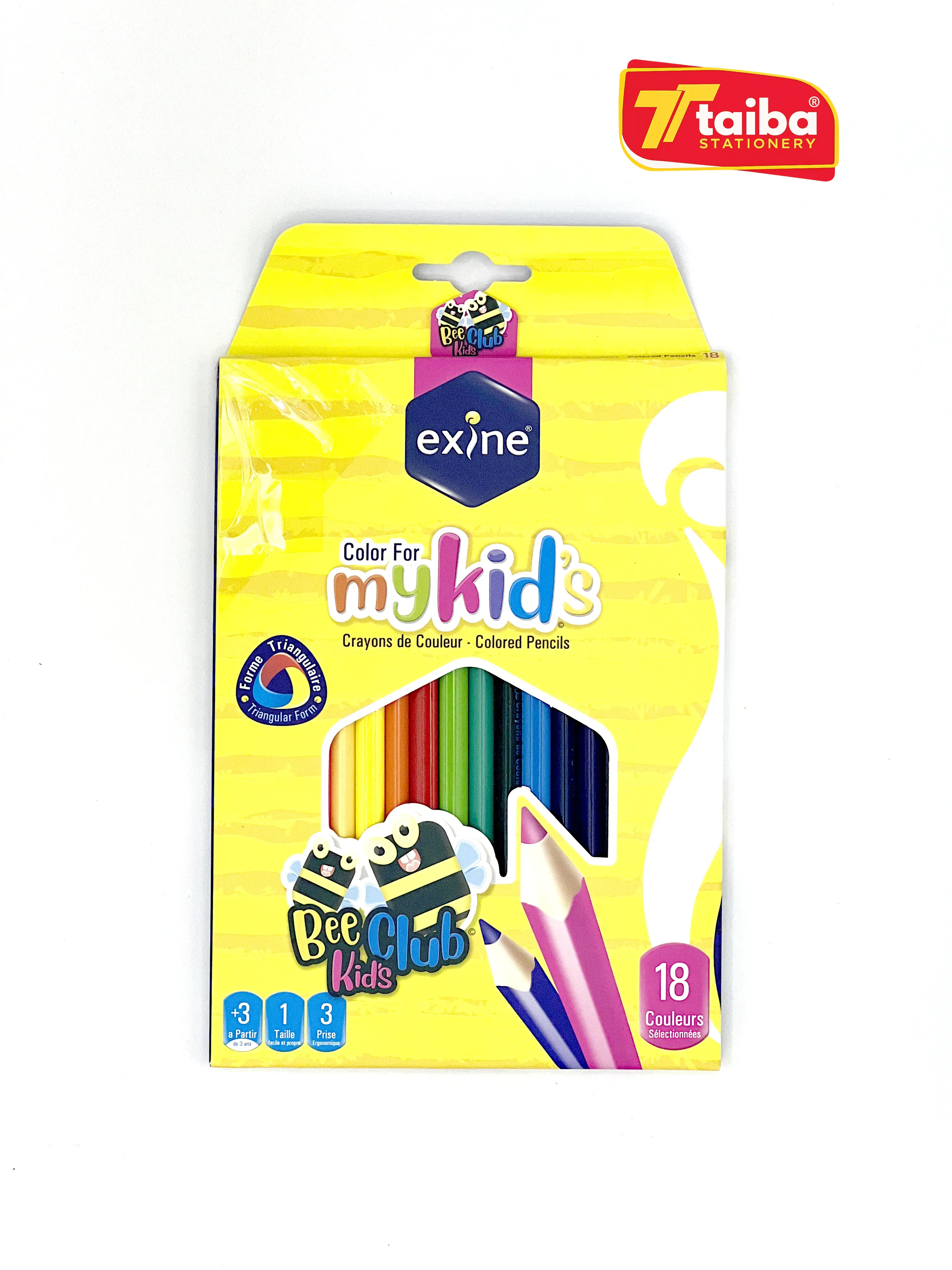 CRAYONS DE COULEUR 18*18 EFFACABLE RF IS01 026