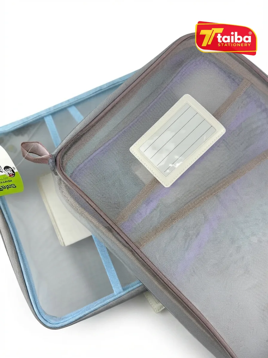 POCHETTE DE RANGEMENT A4 HORIZONTALE AVEC FERMETURE ECLAIR YA42110 YAPAP