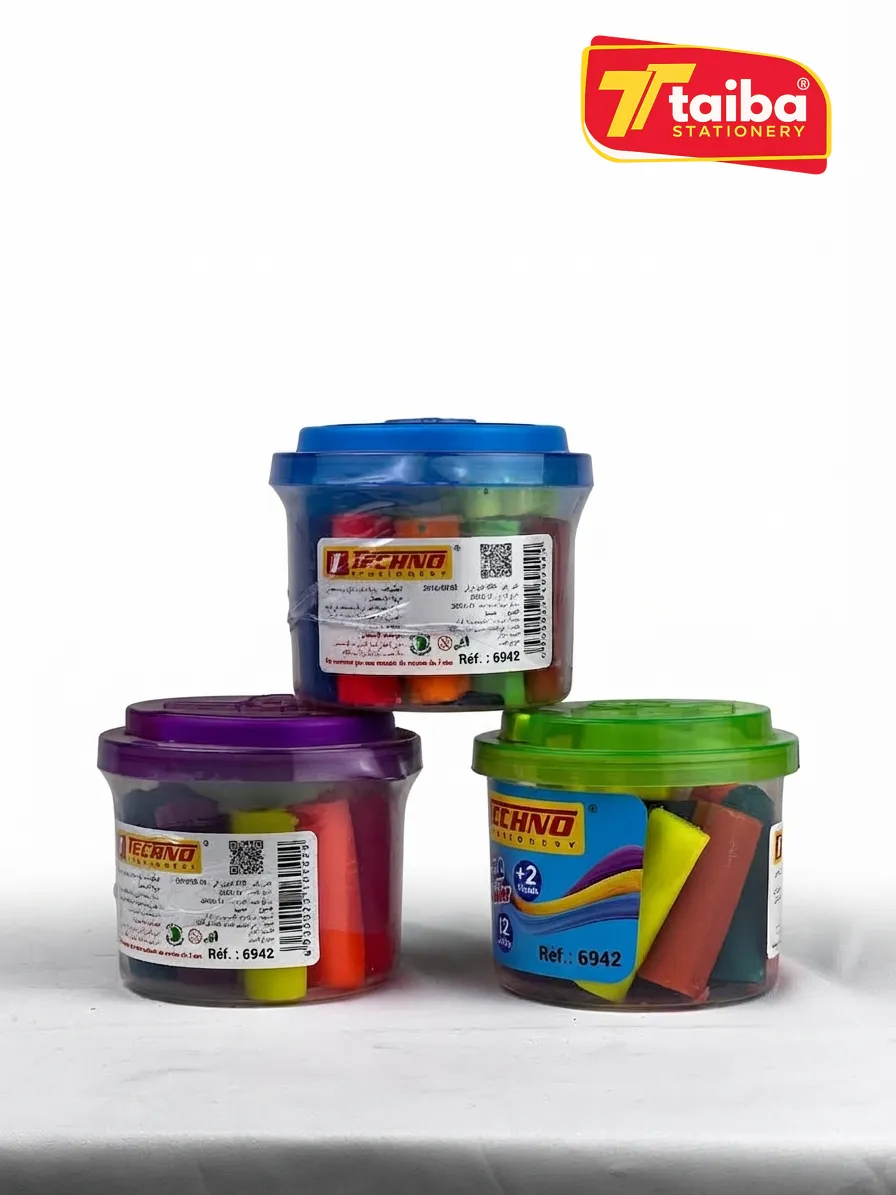 PATE A MODELER EN POT 12 COULEURS + 2 MOULE RF6942