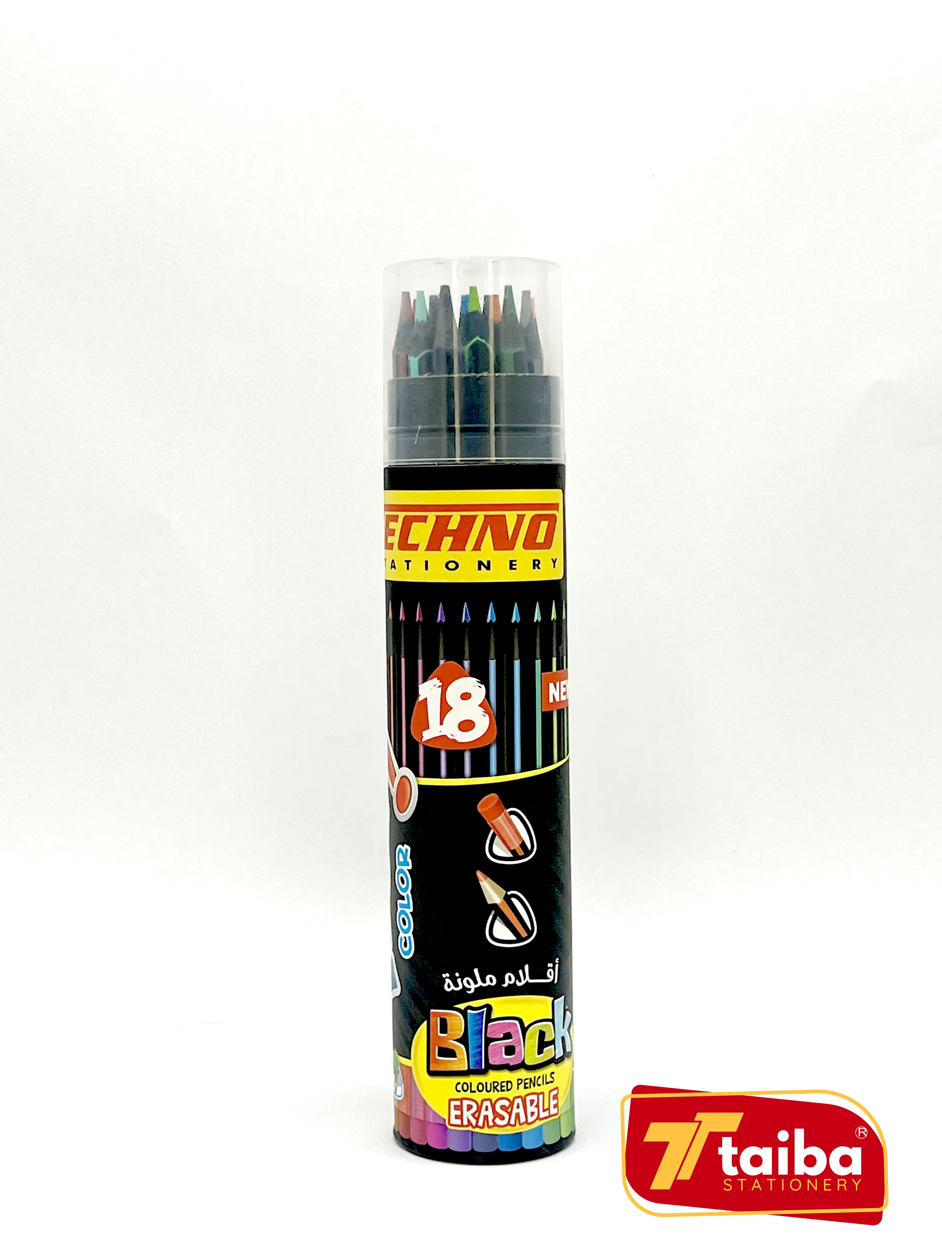 Crayons de couleurs 18 pcs