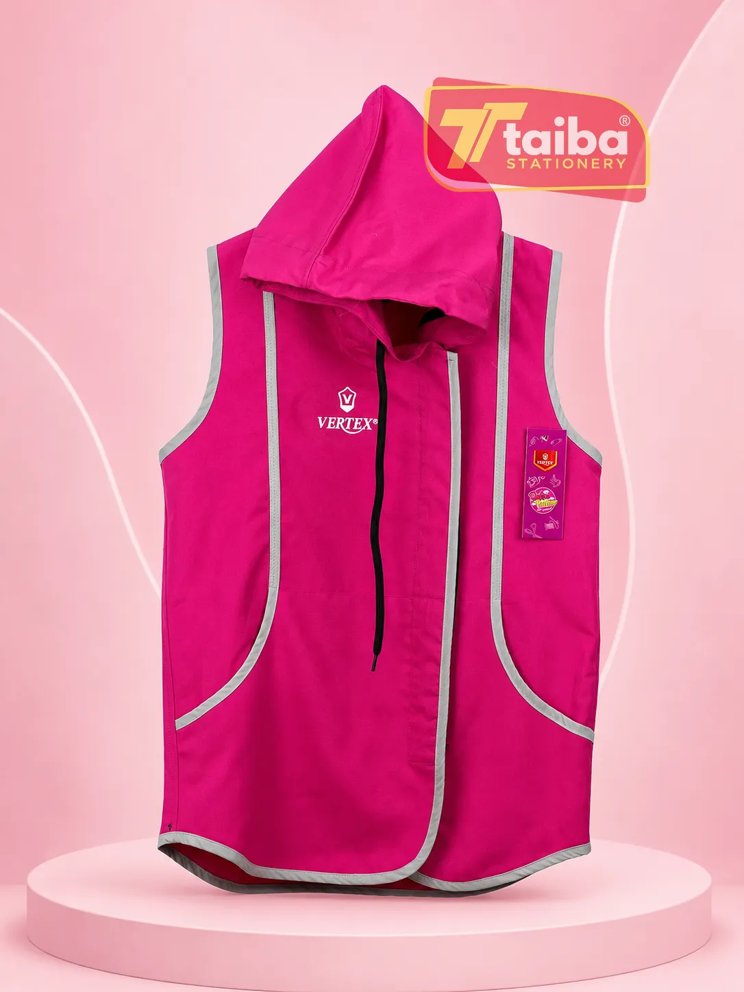 TABLIER ROSE POUR FILLE CEM 10-12-14 RS-088
