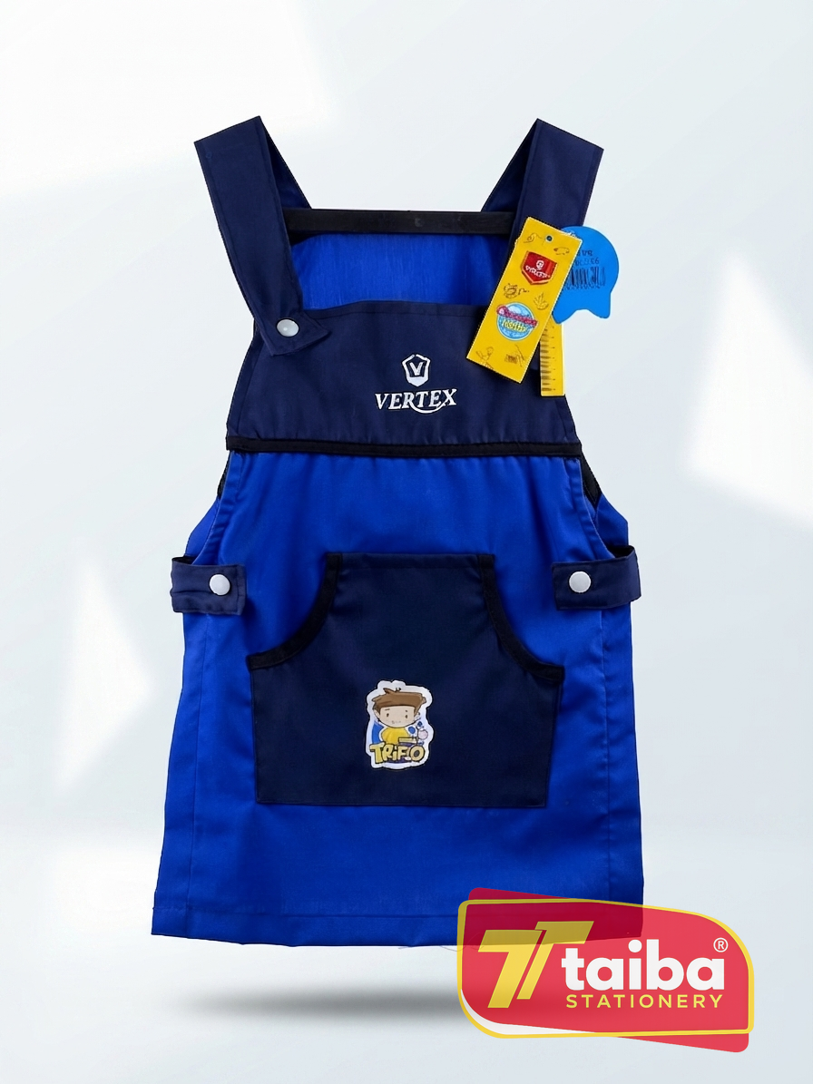 TABLIER SCOLAIRE BLEU CRECHE BL066
