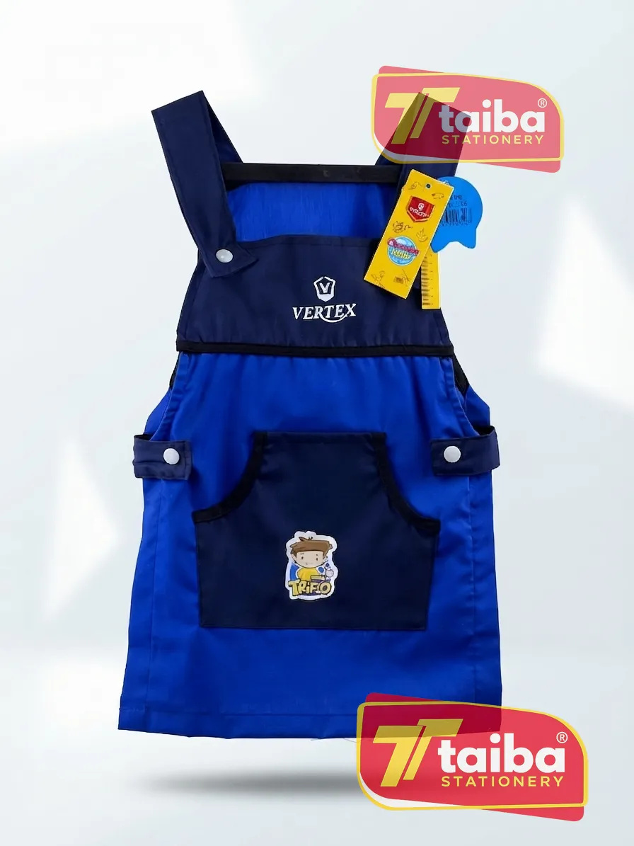 TABLIER SCOLAIRE BLEU CRECHE BL066