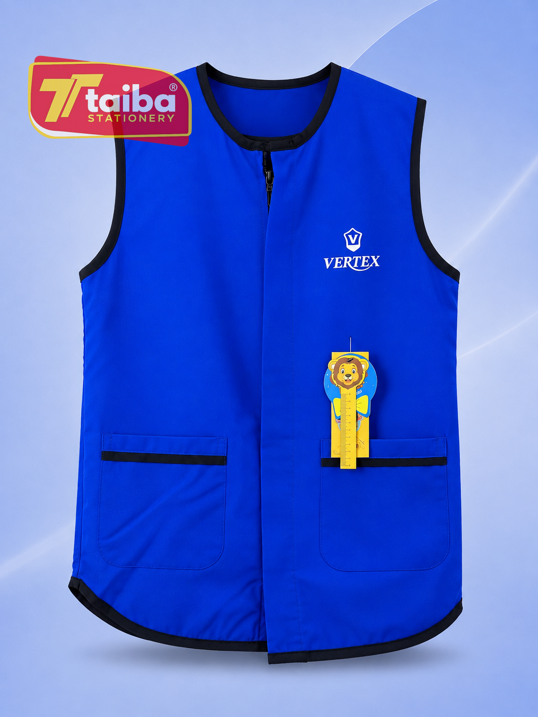 TABLIER BLEU POUR GARCON PRESCOLAIRE 4-5-6 ANS BL067