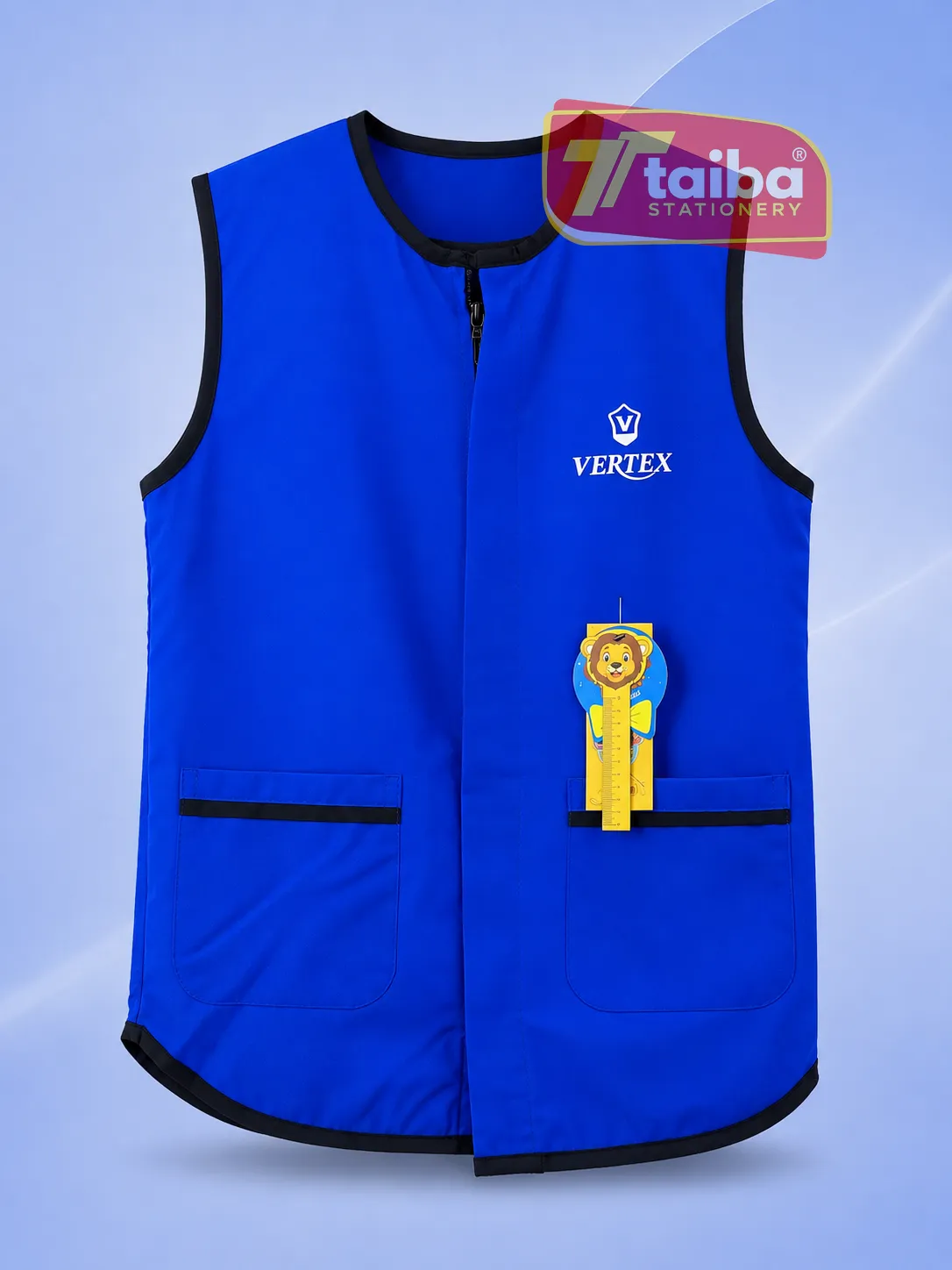 TABLIER BLEU POUR GARCON PRESCOLAIRE 4-5-6 ANS BL067