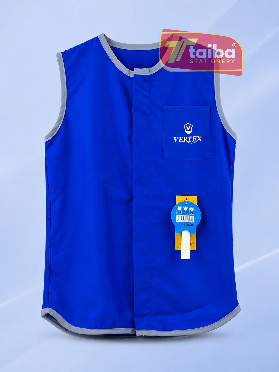 TABLIER BLEU POUR GARCON PRESCOLAIRE 4-5-6 ANS BL068