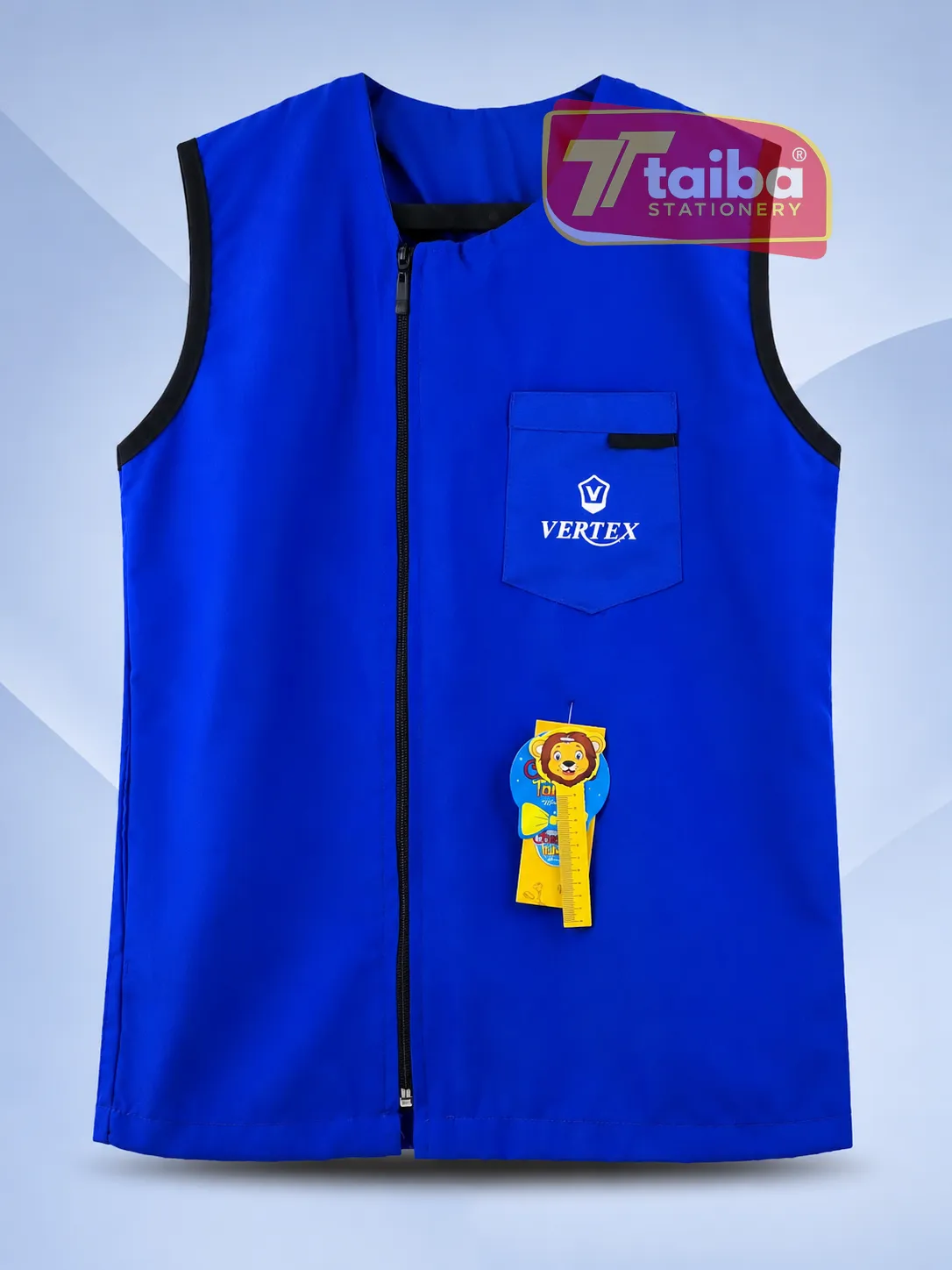 TABLIER BLEU POUR GARCON PRIMAIRE 6-8-10 ANS BL070