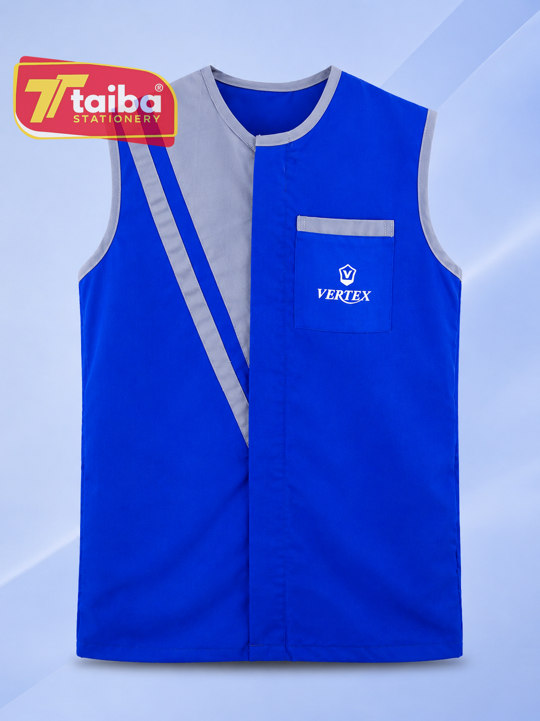 TABLIER BLEU POUR GARCON PRIMAIRE 6-8-10 ANS BL071