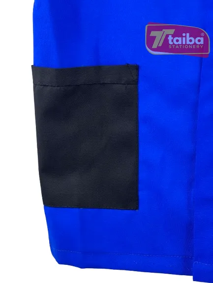 TABLIER BLEU POUR GARCON PRIMAIRE OVER SIZE 6-8-10 ANS BL075