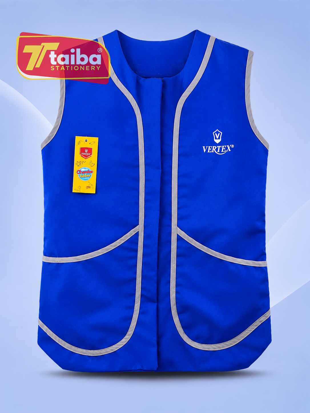 TABLIER BLEU POUR GARCON PRIMAIRE 6-8-10 BL-079