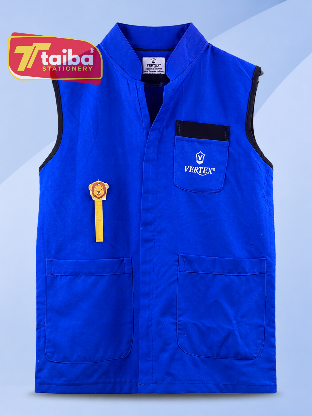 TABLIER BLEU POUR GARCON CEM 10-12-14 BL-084