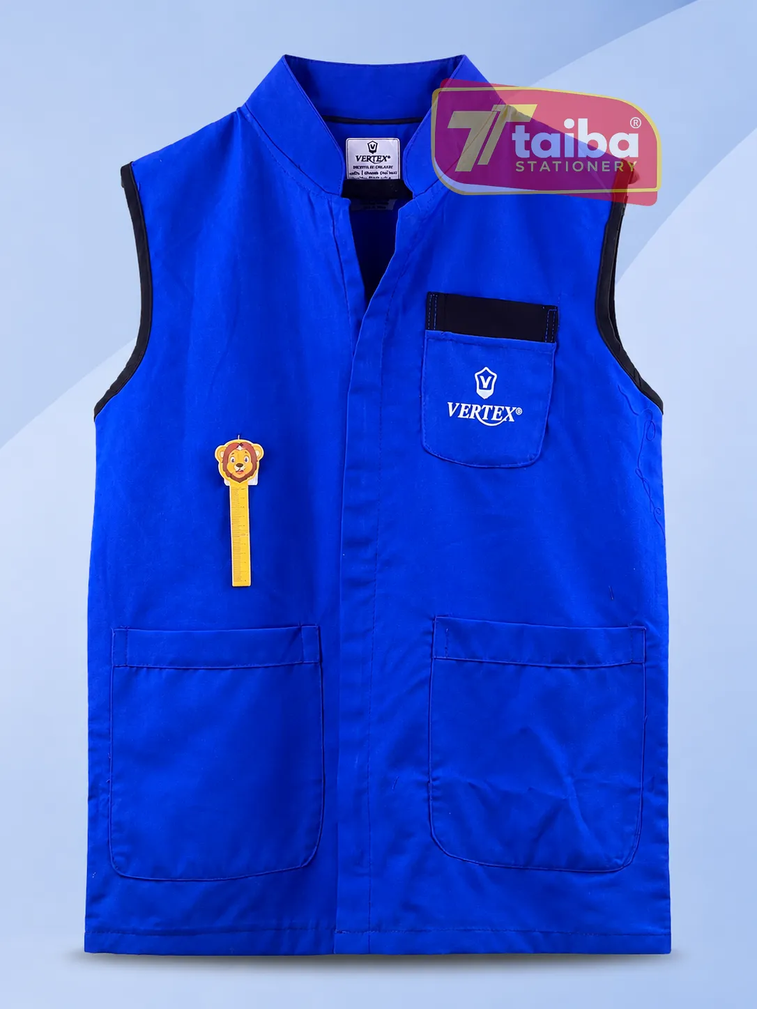 TABLIER BLEU POUR GARCON CEM 10-12-14 BL-084