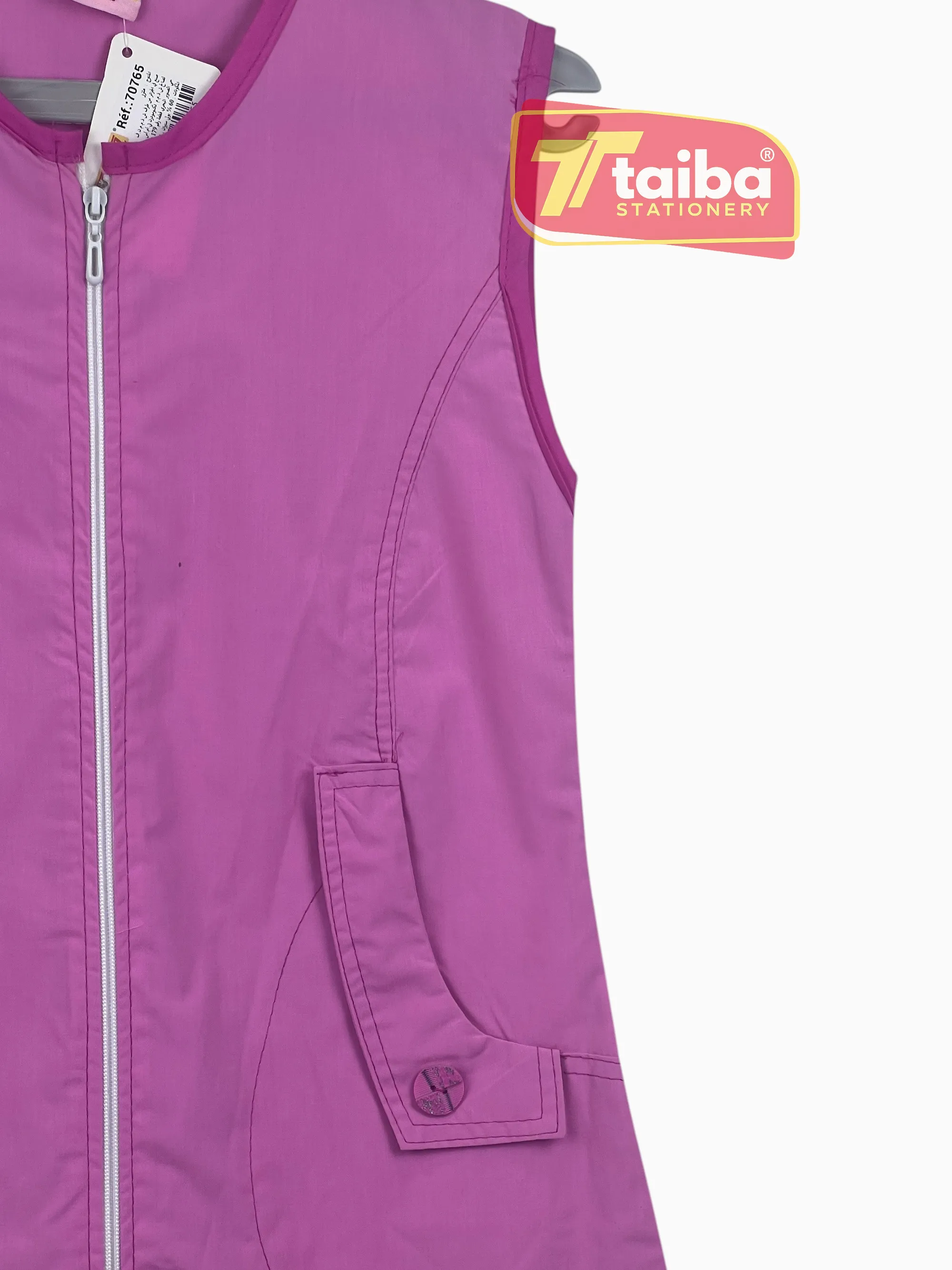 TABLIER SCOLAIRE FILLE 10 ANS ROSE FERMETURE TCHNO