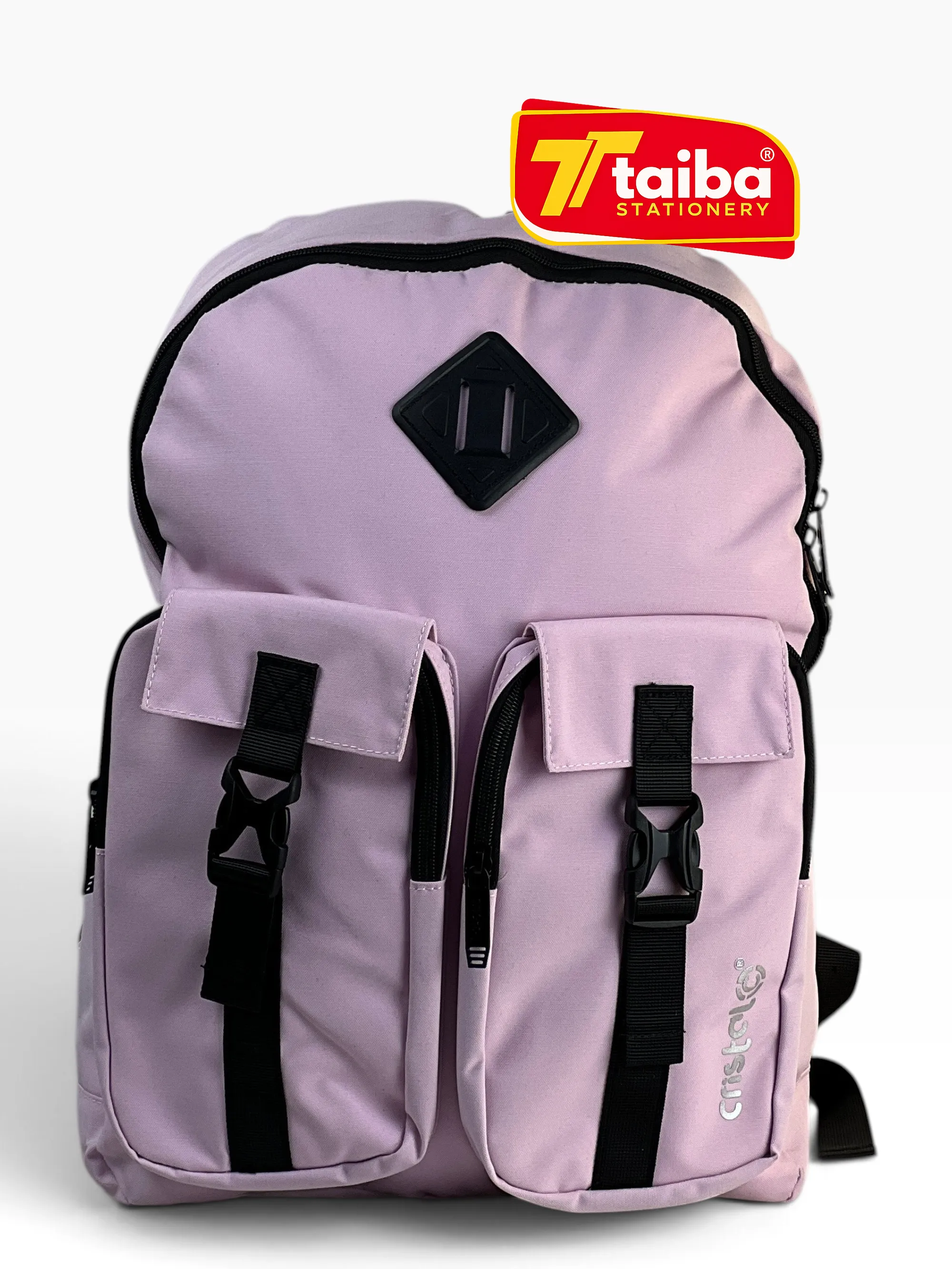 SAC A DOS 2 POCHE FRONTALES COUL PASTEL CRISTAL CR-4103