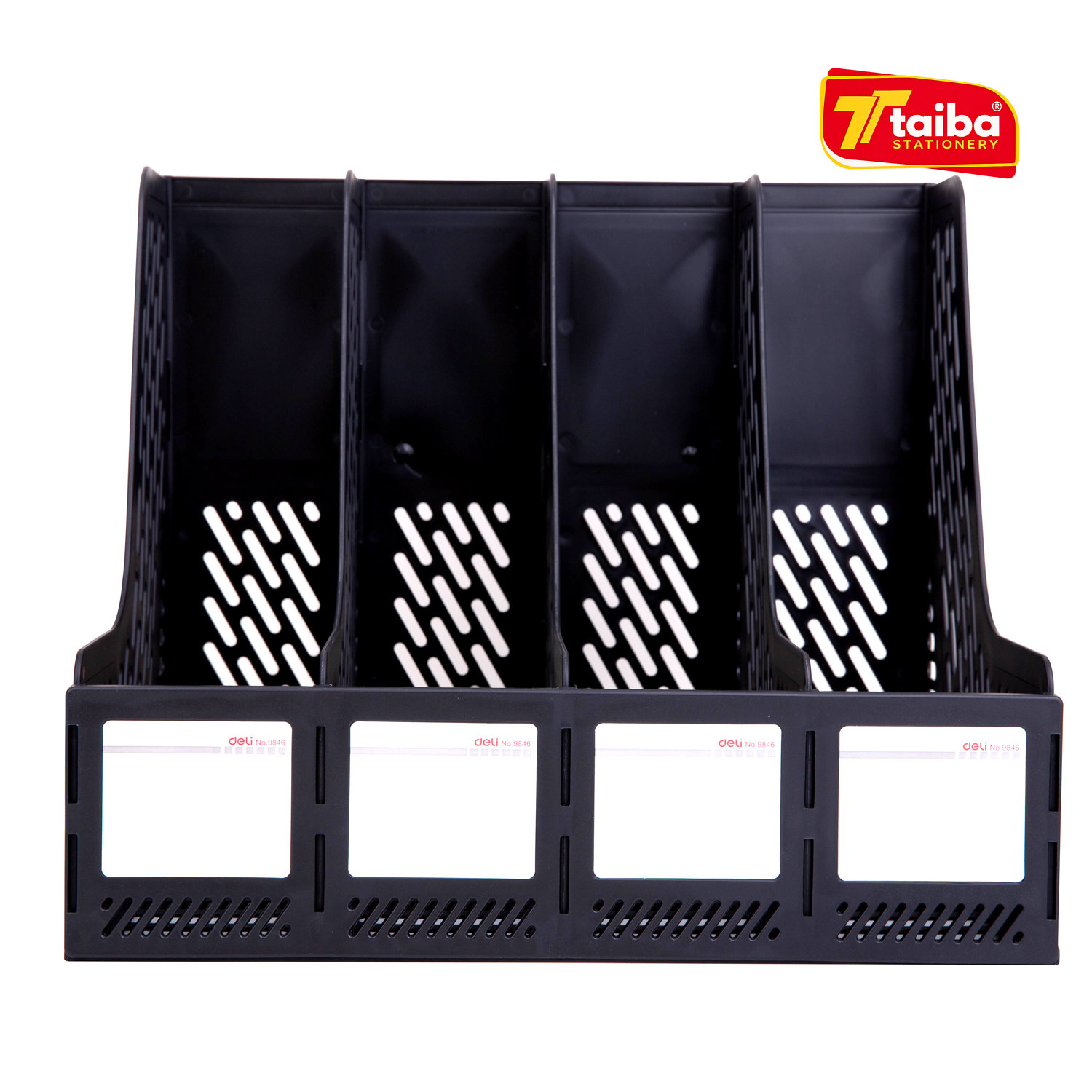 TRIEUR DE DOCUMENTS VERTICAL PORTE REVUES DE 4 CMP 9846 BLACK DELI