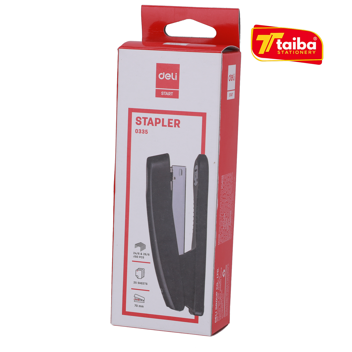 AGRAFEUSE DE BUREAU 24/6 ET 26/6 25FS/80GR RF 0335 DELI
