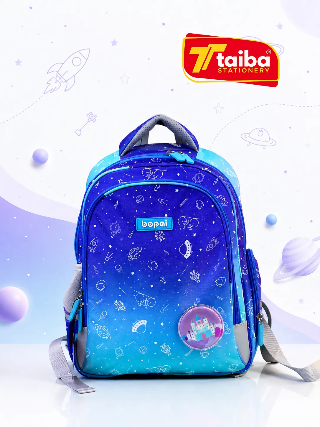 SAC A DOS SCOLAIRE BOPAI BLEU FONCE B66-0197