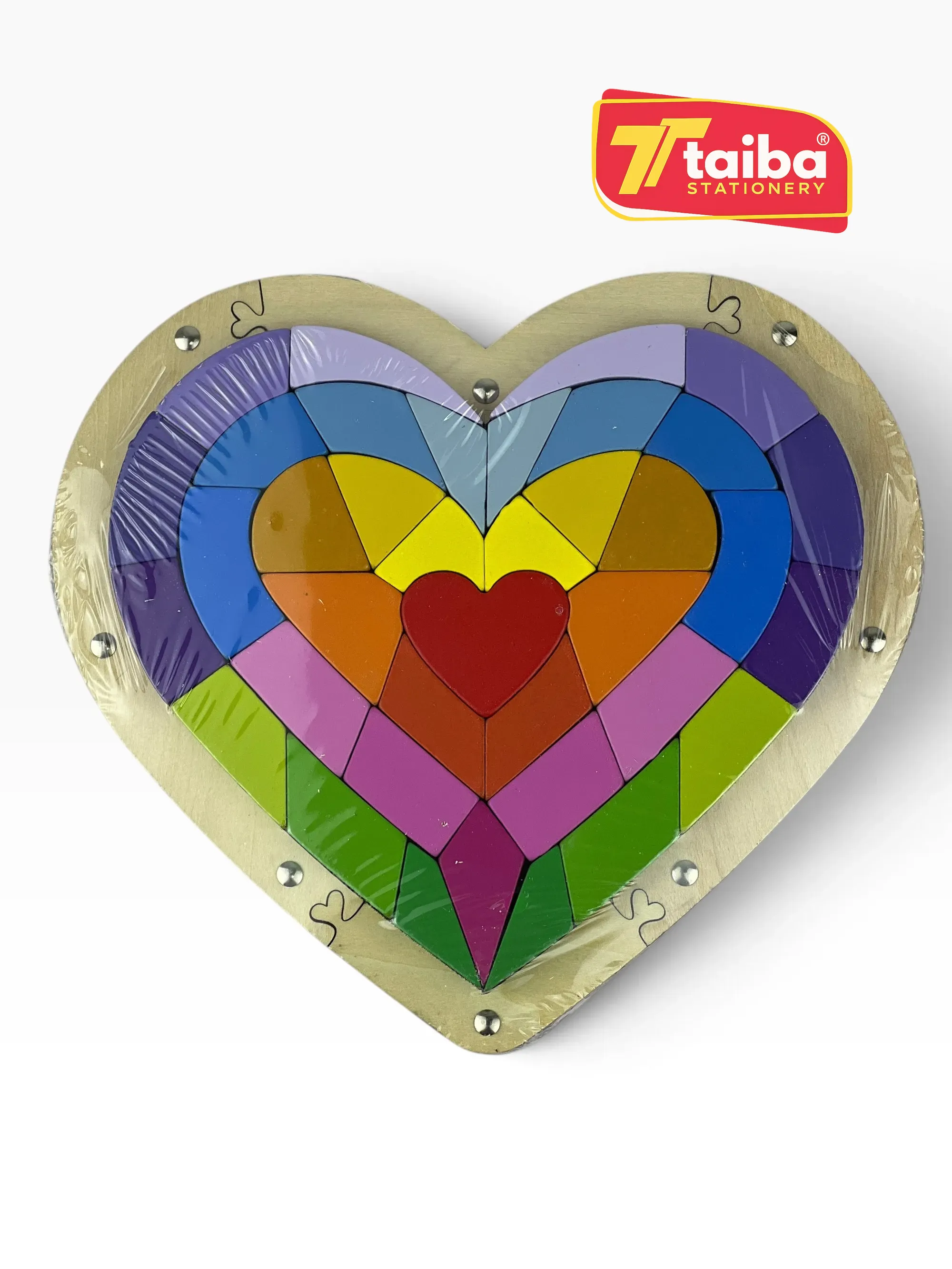 JEUX EDUCATIF COEUR EN BOIS PL-8036