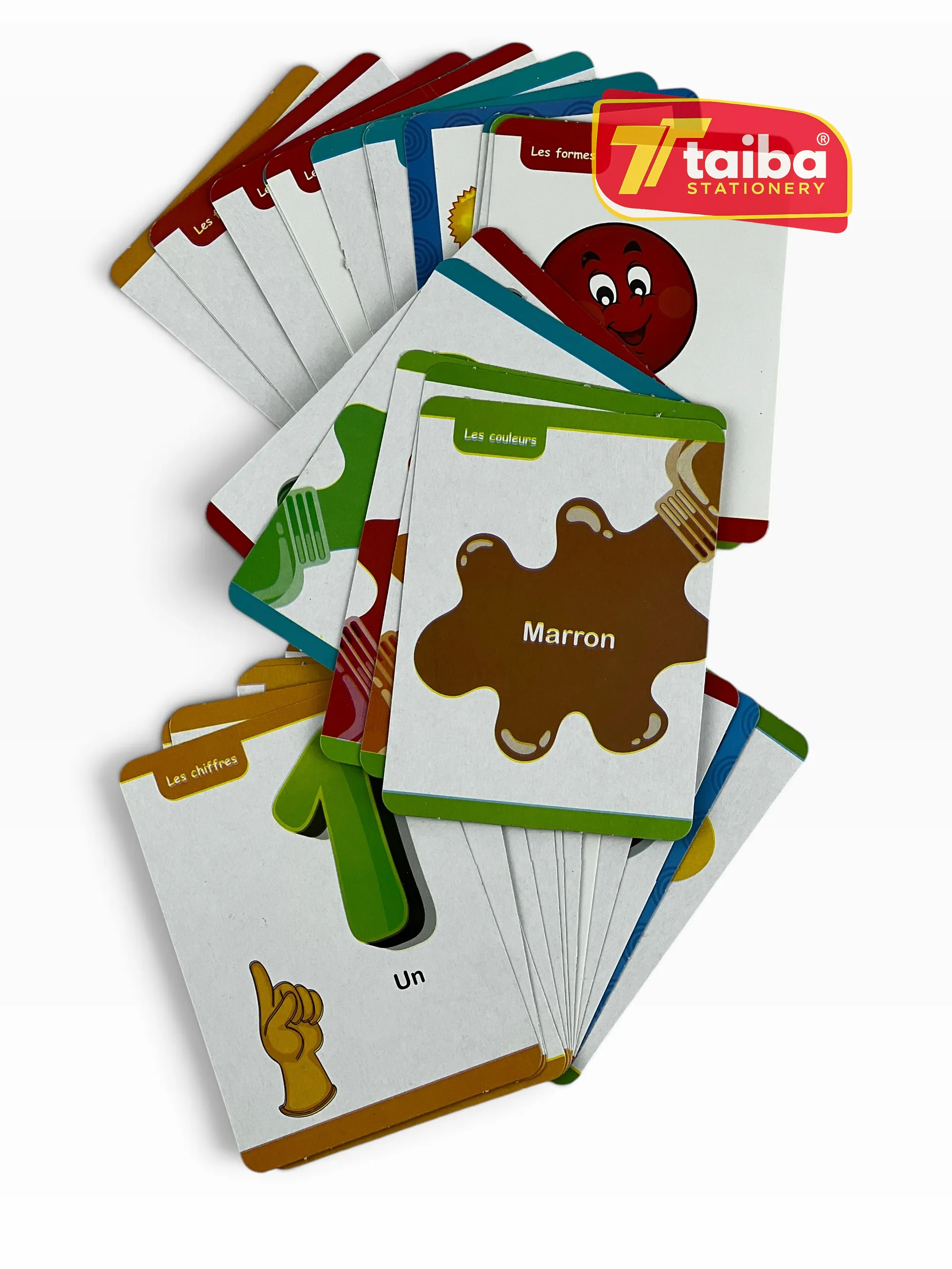 MES CARTES EDUCATIVES CHIFFRES , FORMES ET COULEURS